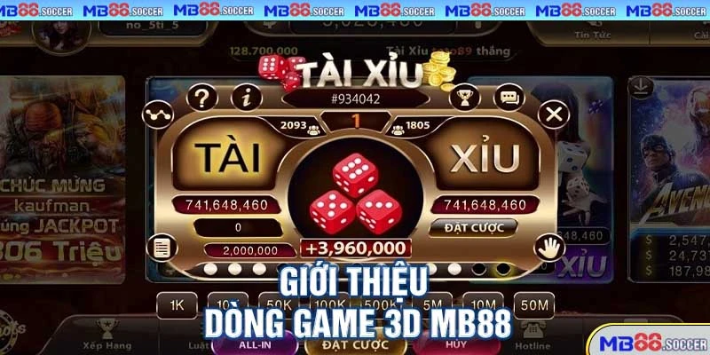 Giới thiệu dòng game 3D MB88