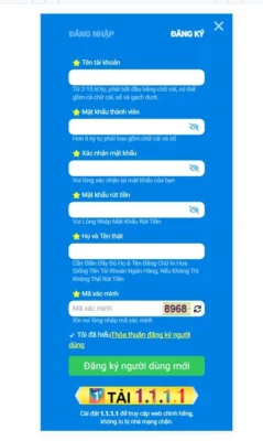 Truy cập vào App MB88 và tiến hành đăng ký 2