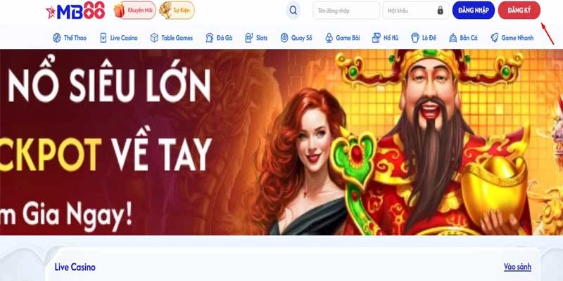 MB88 5 Truy cập đúng link đăng ký của hệ thống MB88