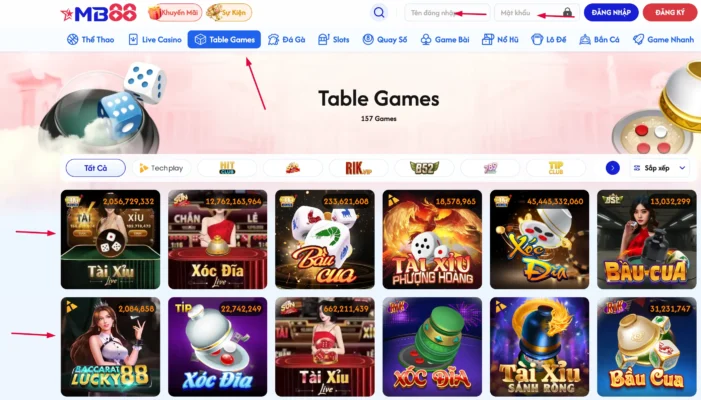 Trải Nghiệm Đỉnh Cao Với Table Games MB88 - Chiến Thuật, Giải Trí và Cơ Hội Thắng Lớn 3 Hướng Dẫn Chơi Table Games MB88